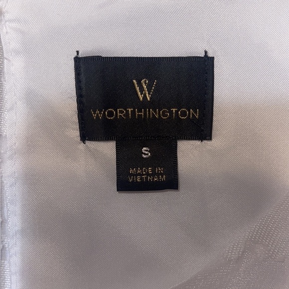 Worthington White Lace Blouse Size Small - Picture 5 of 7